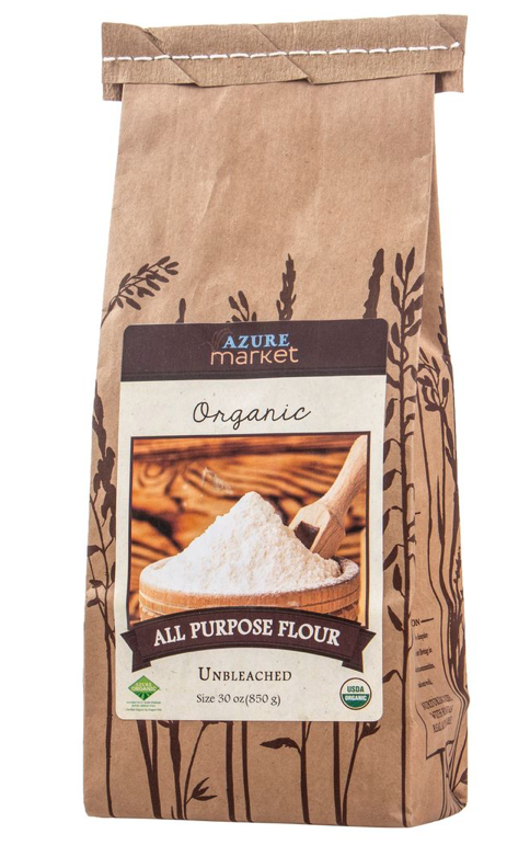 Unbleached organic flour