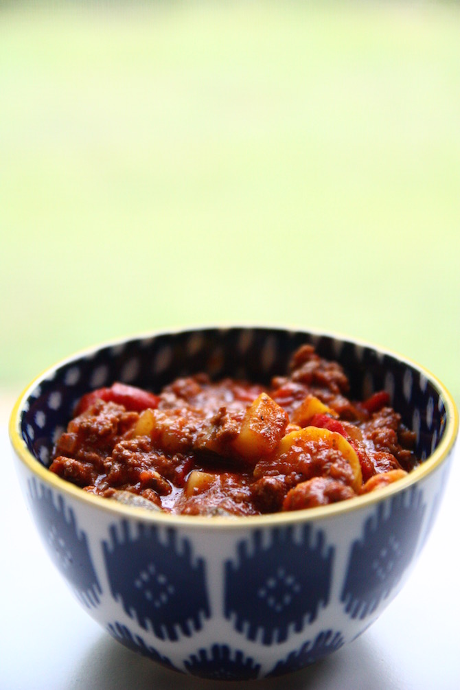 Summer Paleo Chili