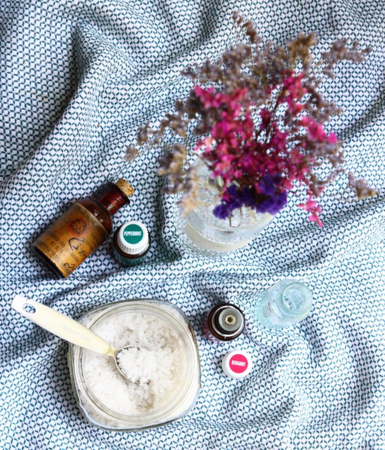 Bergamot + Mint Sea Salt Scrub