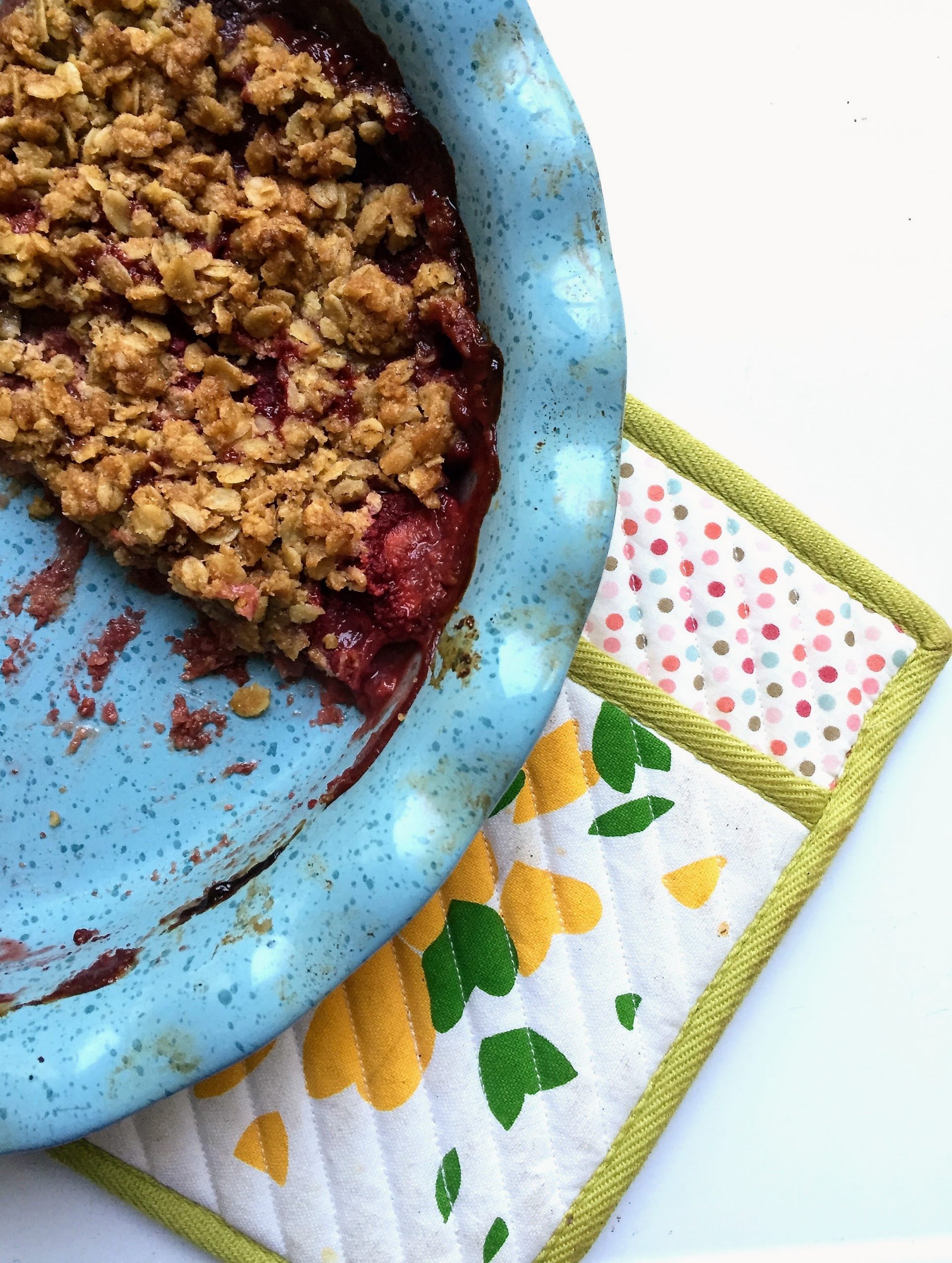 Strawberry Einkorn Crumble