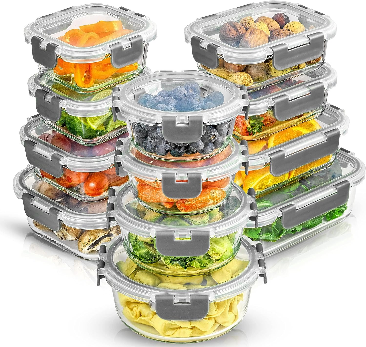 Freezer Safe Glass Food Storage